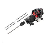 Petrol Demolition Hammer, High Performance Concrete Breaker 1800 W, 30 J Impact Force, Hammer Drill Concrete Hammer 1000BPM, Includes Pointed Chisel, Flat Chisel, Drill, for Slate, Concrete etc.