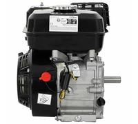 Petrol Engine 6.5 HP 4.8 kW Black Single Cylinder 4-Stroke Air-Cooled 196 cm³ Engine Capacity with Recoil Start 3600 rpm for Generator Power Generator Emergency Generator Garden Workshop
