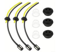 Petrol Filter Kit with Fuel Brush and Seals 9piece Hose Cutter Trimmer Mower Hedge Lawn for Set for Garden Machinery Maintenance (9PCS)