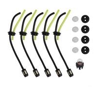 Petrol Filter Kit with Hose and Seal Grommets for Brush Cutter, Lawn Mower, Hedge Trimmer and Chainsaw Garden Machinery Spares Parts(14pcs)