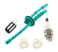 Petrol Fuel Hose Pipe Primer Bulb Spark Plug Kit for Stihl FS38 FS45 FS46 FS55 KM55 HL45 FS45L FS45C FS46C KM55C KM55R KM55RC Brushcutter