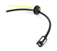 Petrol Fuel Hose Pipe with Tank Filter Assembly and Grommet, 1 pc, 21 cm Main Pipe + 10 cm Return Pipe, ABS Material, Easy Installation, for String Trimmer Replacement
