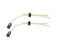 Petrol Fuel Line Hose Kit with Tank Filter & Grommet for Chainsaw, 3mm ID 5mm OD ABS Tubing Assembly, 21cm Main 10cm Return, 2 Pack