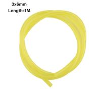 Petrol Fuel Line Hose Tube 1m For Trimmer Chainsaw Blower Tools, Oil Resistant Plastic Pipe, 4 Sizes Available, Compatible With Small Engines(3x6mm)