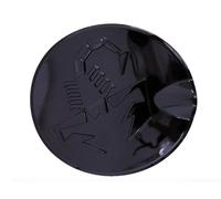Petrol Gas Fuel Cap Cover compatible with 2007-2021 500 595 Abarth - Black Gloss