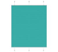vidaXL Pleated Blind Petrol Green 105x150 cm Fabric Width 104.4 cm Polyester, Green