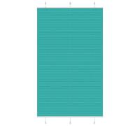 (petrol green, 120 x 200 cm) vidaXL Pleated Blind Petrol Fabric Polyester