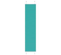 vidaXL Pleated Blind Petrol Green 50x200 cm Fabric Width 49.4 cm Polyester