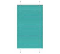 vidaXL Pleated Blind Petrol Green 75x150 cm Fabric Width 74.4 cm Polyester