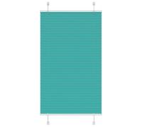 (petrol green, 80 x 100 cm) vidaXL Pleated Blind Blue 80x100 cm Fabric Width 79.4 cm Polyester