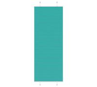 vidaXL Pleated Blind Petrol Green 80x200 cm Fabric Width 79.4 cm Polyester