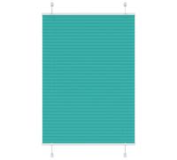 (petrol green, 85 x 100 cm) vidaXL Pleated Blind Blue 80x100 cm Fabric Width 79.4 cm Polyester