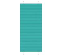 vidaXL Pleated Blind Petrol Green 90x200 cm Fabric Width 89.4 cm Polyester, Green
