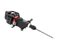 Petrol Hammer Drill, 32.6CC Breaker Demolition Jackhammer, 2 Stroke Gasoline Demolition Jack Hammer Petrol Hammer Drill, 2 Chisels, for Concrete Floors Brick Walls Stones
