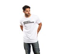 Petrol Heads Fast & Furious Logo Mens Mens T-Shirt White Petrol Heads White S