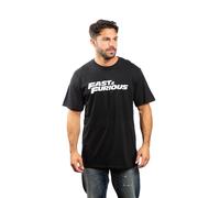 Petrol Heads Men's Fast & Furious Logo T-Shirt Black | Size: Medium Petrol Heads Black M