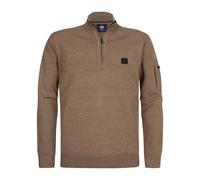 Petrol Industries M-3050-kwc248 Half Zip Sweater Brown 3XL Men