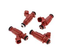 Petrol Injection Nozzles Compatible with for Primera for Almera 1.5-1.8 4Pcs Car Engine Fuel Injector Nozzle Parts Petrol Injection Nozzles 0280155940 16600-9F600