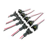 Petrol Injection Nozzles Compatible with Lancia for Phedra for Zeta 2.0 Fuel Injector Petrol Injection Nozzles Car Accessories 01F003A 1984E2 75116328 0280156328(10X Plugs Connector)