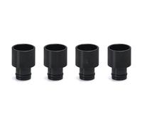 Petrol Injection Nozzles Fit for RDX Injectors B16 B18 D16Z D16Y Car Accessories 4 Pieces Racing Fuel Injector Top Hats Adapters Fuel Injector(Black)