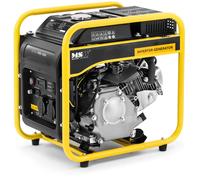 Petrol Inverter Generator 3500 W 230 V AC Recoil Start - Generators by MSW Black,Yellow