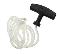 Petrol Lawnmower Starter Pull Handle and 2.0 m Replacement Cord Rope, 3.5 mm Diameter, Compatible with Most Petrol Mower Engines
