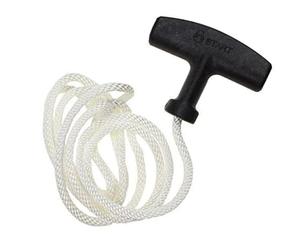 Petrol Lawnmower Starter Pull Handle and 2.0 m Replacement Cord Rope, 3.5 mm Diameter, Compatible with Most Petrol Mower Engines
