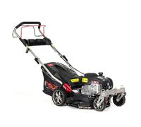 NAX POWER PRODUCTS 1000S self-propelled lawn mower with Briggs & Stratton combustion engine of 125 cm3 capacity, 450E series, mowing width 42 cm 45-litre basket deck cleaning system