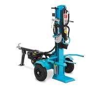 Petrol Log Splitter 7 HP Splitting Capacity 26 t Splitting Time: 14 s Ø 50 cm - Wood Splitters by Hillvert Light blue