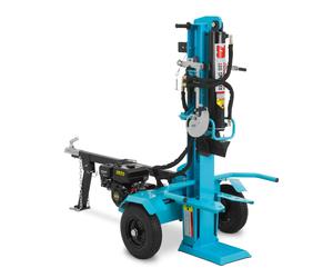 Petrol Log Splitter 7 HP Splitting Capacity 26 t Splitting Time: 14 s Ø 50 cm - Wood Splitters by Hillvert Light blue