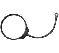 Petrol oil Oil Fuel Tank Cap Cover Rope Line Wire for Golf for Passat for POLO A3 A4 A6 for Octavia for Seat Fuel Cap Tether(BLACK Cable with Ring)