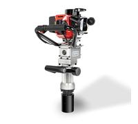 Petrol Post Driver, 2 Stroke Fence Post Pile Driver with 2.17in and 2.76in Equipped Socket, 8500RPM Handheld Pile Jack Hammer for Forestry Seedlings Vegetable Cultivation Fencing