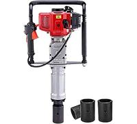 Petrol Post Driver 52cc - 2 Stroke Gasoline Engine Hammer for Fence Piling, Heavy-Duty Impact Tool for Farm and Construction Use, Compatible with 55/70mm Pile Heads
