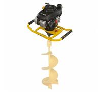 Petrol Post Hole Borer / Auger 4 stoke Lumag EB400pro KIT with 150mm 200mm & 250