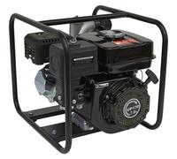 Petrol Powered Water Pump - 7 Horsepower Engine - 50mm Inlet - Shock Absorbers