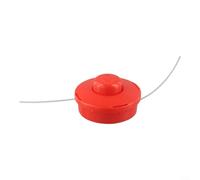 Petrol Trimmer Head Replacement Bump Feed Spool Double Line Nylon Cord M10x1.25 Reverse Nut Lawn Mower Attachment(A)