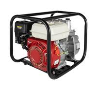 Petrol Water Pump - 2 Inch High Flow, 3600 RPM, 4 Stroke Gas Powered for Irrigation, Pool Treatment, Industrial Wastewater, Tunnel Drainage