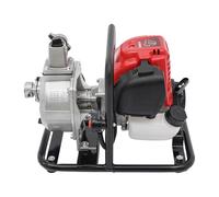 Petrol Water Pump 38cc 4 Stroke Petrol Engine Dirty Water Pump 1.2KW Heavy-Duty Gasoline Water Garden Pump for Garden Lawn Irrigation, Swimming Pool, Water Transfer