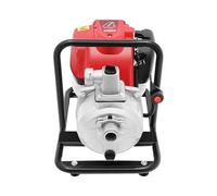 Petrol Water Pump 4 Stroke, 38cc 1.2kw Small Water Pump | Portable Water Transfer Pump, Heavy Duty Self Priming Pump with Fuel Tank for Lawn Irrigation, Garden Drainage, Pool Emptying