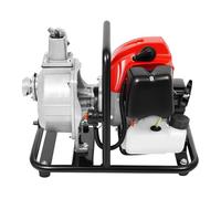 Petrol Water Pump 43CC 2 Stroke 1.25KW Self Priming Gasoline Engine Powered Water Transfer Pump with Recoil Start for Garden Irrigation Pool Drainage Field Pumping