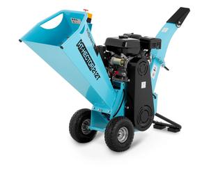 Petrol Wood Chipper 6.5 hp 70 mm - Garden Chippers by Hillvert Blue