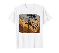 Petroleum Geologist Wellbore Heartbeat EKG Pulse Humor T-Shirt