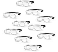 PetrolScooter 10 PACK PEPE Safety Goggles Glasses L007 EN166 Approved Lab Work, DIY
