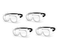 PetrolScooter 4 PACK PEPE Safety Goggles Glasses L007 EN166 Approved Lab Work, DIY