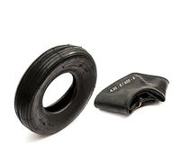 PetrolScooter Wheelbarrow Tyre & Inner Tube 4.00-6 400-6 400x6 Ribbed Rib Tread 6 Inch Wheel