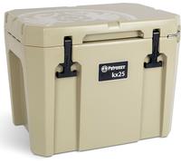 Petromax KX50 Outdoor Passive Cool Box with Cooling Time up to 12 Days for Camping, Festivals or Beach, 25 L, Sand