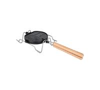 Petromax - Camping waffle iron - Rotating Waffle Iron in Wood - Black Black one size