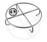 Petromax Fire Trivet, Silver, 1644100 | Sturdy trivet for Dutch oven and pans, ideal for serving or cooking in the fire, universal use