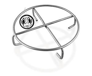 Petromax Fire Trivet, Silver, 1644100 | Sturdy trivet for Dutch oven and pans, ideal for serving or cooking in the fire, universal use