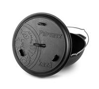 Petromax Kazan 8L Cast Iron Pot for Outdoor Kitchen & Campfire, Perfect for Stews, Stews & Bread Baking, Durable & Robust